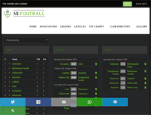 Tablet Screenshot of nifootball.co.uk